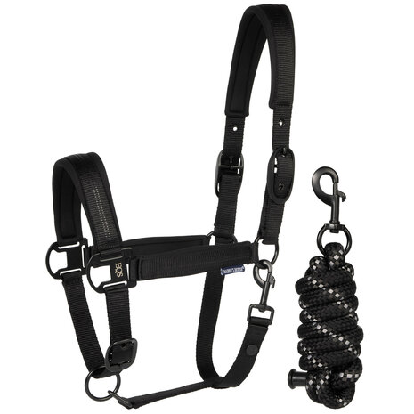 Harry's Horse halsterset Black Edition