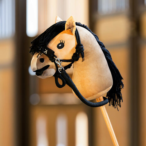 Nalanta Hobby horse touwhalster met teugels